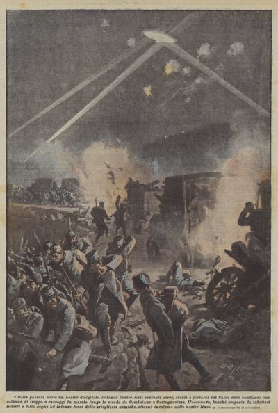 Letzte Nacht gelang es unserem Luftschiff, trotz starker Luftströmungen von Achille Beltrame