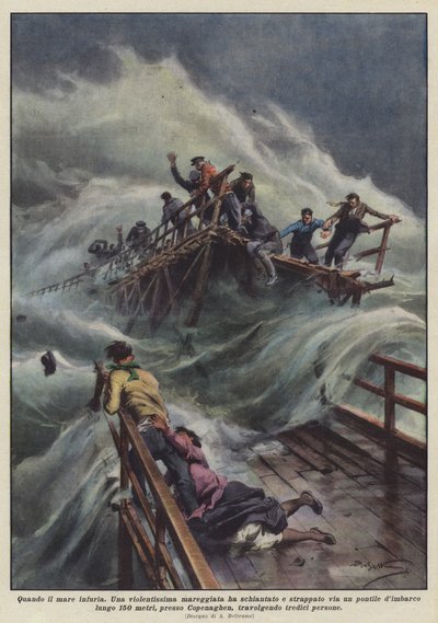 Wenn das Meer tobt von Achille Beltrame