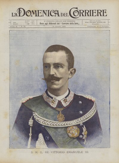 Seine Majestät König Viktor Emanuel III. von Achille Beltrame