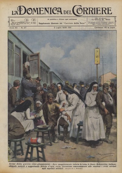 Szenen des chinesisch-japanischen Krieges von Achille Beltrame