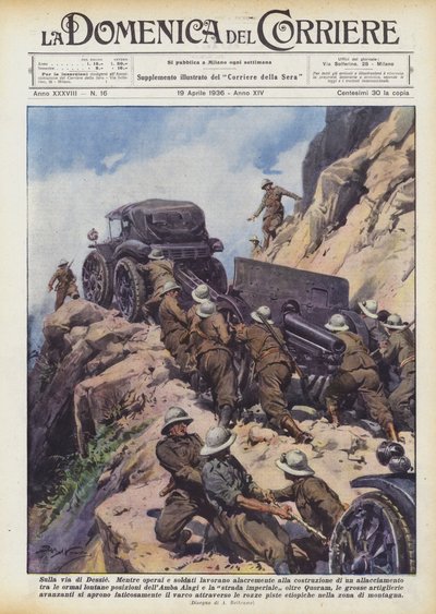Auf dem Weg nach Dessie von Achille Beltrame