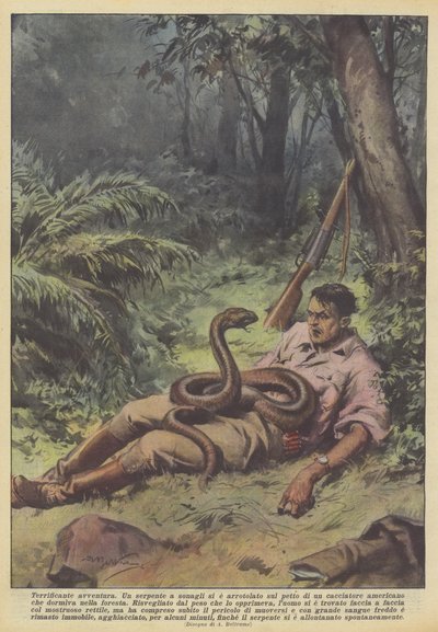 Schreckliches Abenteuer von Achille Beltrame
