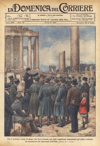 Zwischen den glorreichen Ruinen Roms von Achille Beltrame