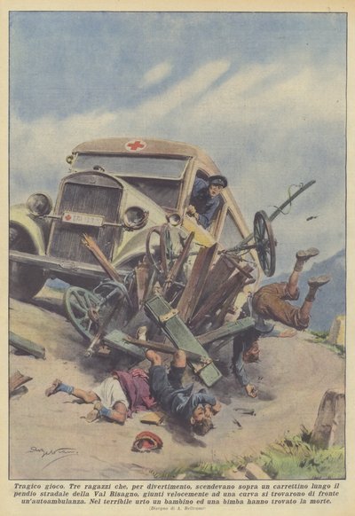 Tragisches Spiel von Achille Beltrame