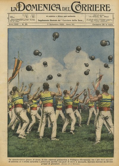 Ein charakteristisches Kraftspiel von Achille Beltrame