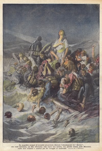 Ein großartiges Beispiel für Gelassenheit in Gefahr von Achille Beltrame