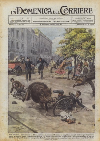 Eine außergewöhnliche Jagd von Achille Beltrame