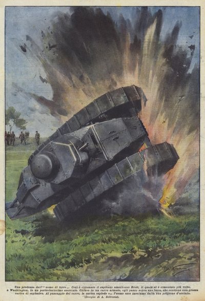 Eine Heldentat des eisernen Mannes von Achille Beltrame