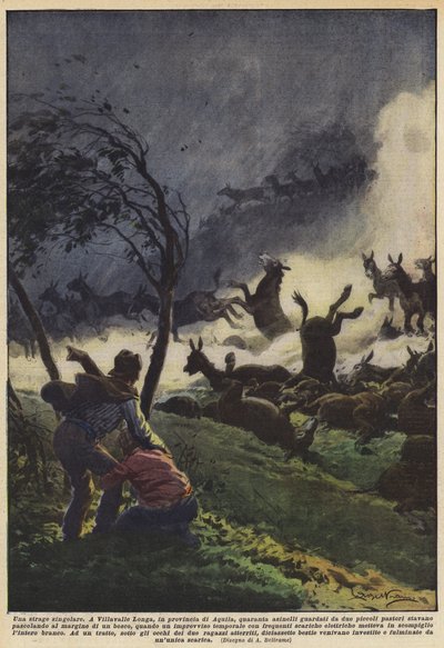 Ein ungewöhnliches Massaker von Achille Beltrame
