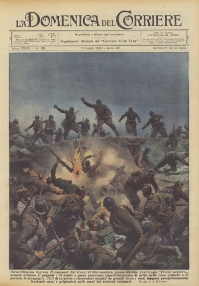 Eine äußerst wagemutige Unternehmung von Legionären von Achille Beltrame