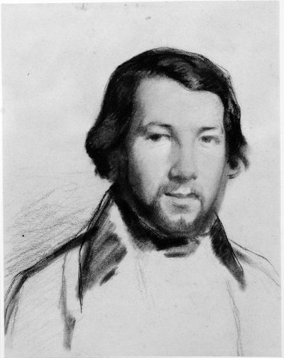 Männerporträt von Achille Devéria