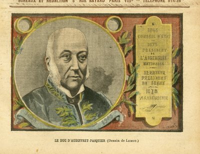 Illustration von Achille Lemot (1846-1909) in Le Pelerin von Achille Lemot