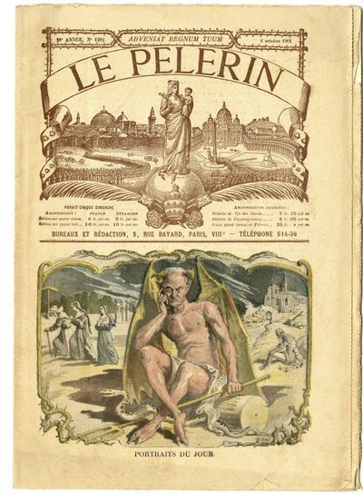 Illustration von Achille Lemot (1846-1909) in Le Pèlerin von Achille Lemot