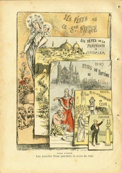 Illustration von Achille Lemot (1846-1909) in Le Pelerin von Achille Lemot