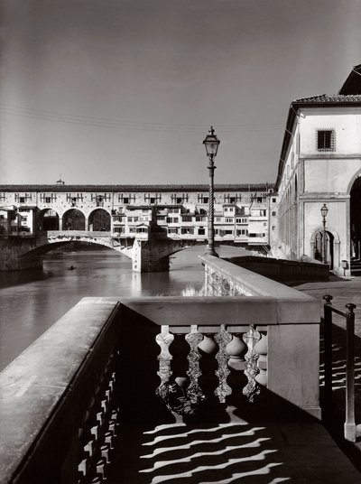 Ponte Vecchio, Florenz, Italien, ca. 1955 von Achille Villani