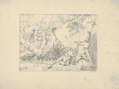 Vicksburg-Kanal aus Confederate War Etchings, 1861-63 von Adalbert John Volck