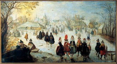 Die Schlittschuhläufer von Adam van Breen