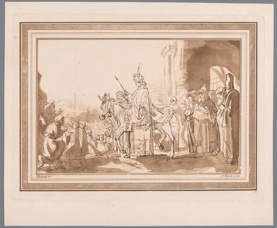 Salomo reitet auf Davids Esel von Adam von Bartsch