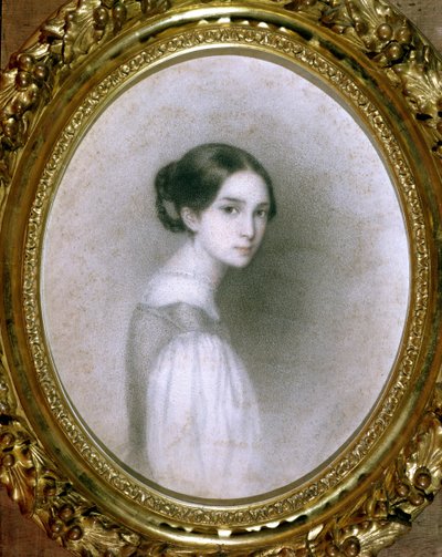 Porträt von Léopoldine Hugo (1824-43) von Adele Julie Hugo