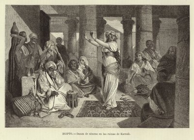 Ägypten - Tanzen in den Ruinen von Karnak von Adolf Closs