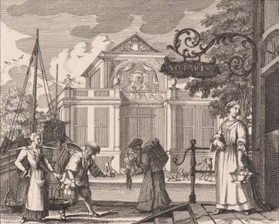 „Tiefwasser-, Strand-, Staaten- und andere Bücklinge“ (Nr. 15 aus der Serie Heringsfang) von Adolf van der Laan
