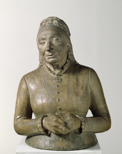 Porträt von Marie Fielder (1819-1901), 1882 von Adolf von Hildebrand