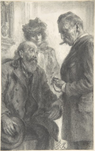 Arzt und Patient von Adolph Menzel