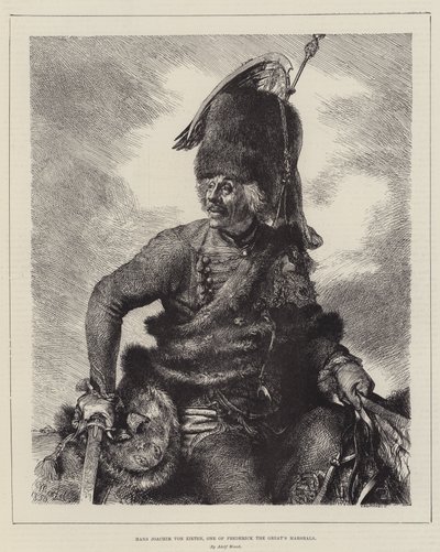 Hans Joachim von Zieten, einer der Marschälle Friedrichs des Großen von Adolph Menzel