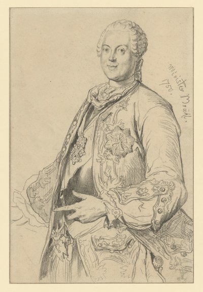 Heinrich Graf von Brühl von Adolph Menzel