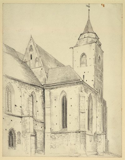 Katholische Pfarrkirche St. Martin in Jauer von Adolph Menzel
