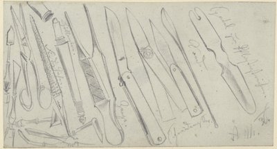 Medizinische Instrumente von Adolph Menzel