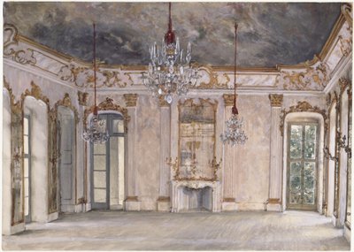 Saal im Schloss Rheinsberg von Adolph Menzel