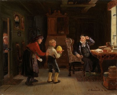 Anmeldung zur Konfirmation von Adolph Tidemand