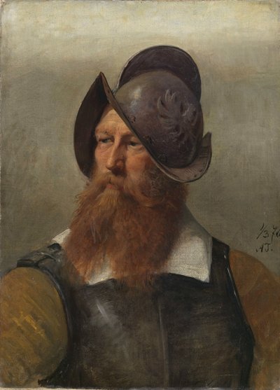 Figurenstudie für Christian IV. bei der Gründung von Christiania von Adolph Tidemand