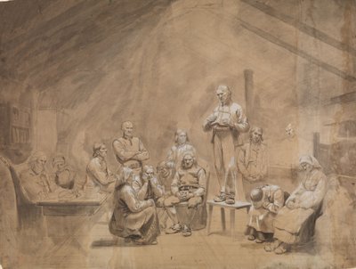 Die Haugianer von Adolph Tidemand