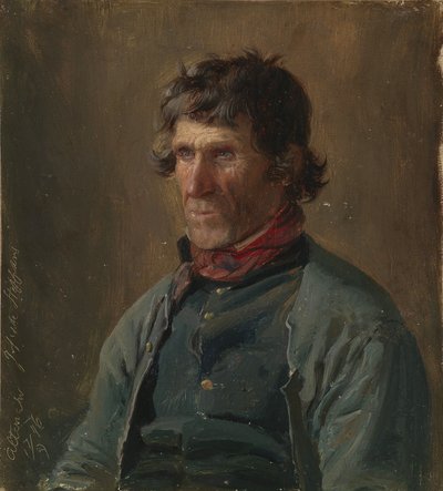 Joseph Steffens aus Altenahr. Figurstudie von Adolph Tidemand