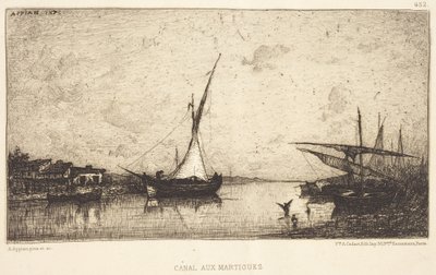 Kanal bei Martiques von Adolphe Appian