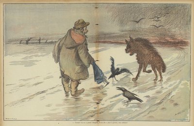 Illustration für Le Rire von Adolphe Leon Willette