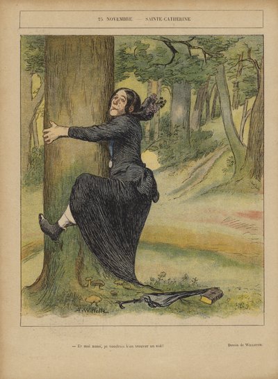 Illustration für Le Rire von Adolphe Leon Willette