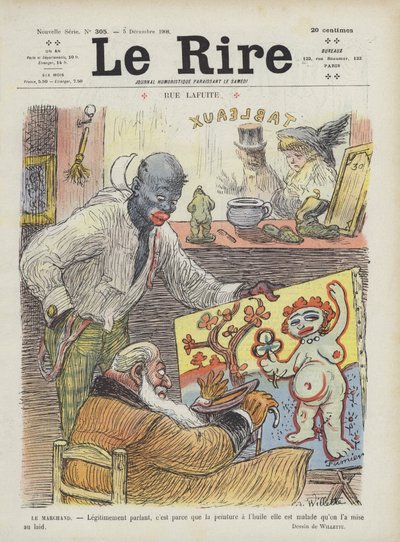 Illustration für Le Rire von Adolphe Leon Willette