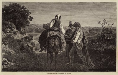 Spanische Bettler von Adolphe Pierre Leleux