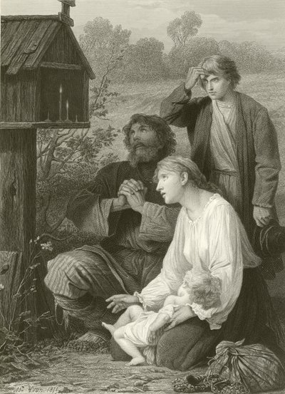 Ein Schrein in Russland von Adolphe Yvon