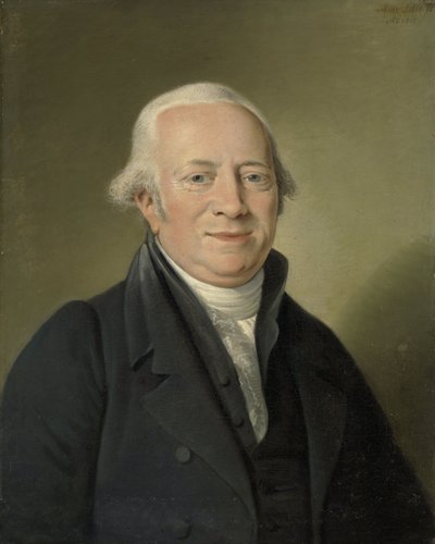 Cornelis Sebille Roos (1754-1820), Amsterdamer Kunsthändler und Verwalter der Nationalen Kunstgalerie im Huis ten Bosch, Den Haag von Adriaan de Lelie