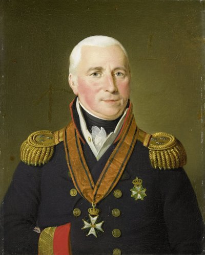 Porträt von Gerrit Verdooren (1757-1824), Vizeadmiral von Adriaan de Lelie