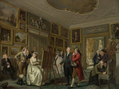 Die Kunstgalerie von Jan Gildemeester Jansz, 1794-5 von Adriaan de Lelie