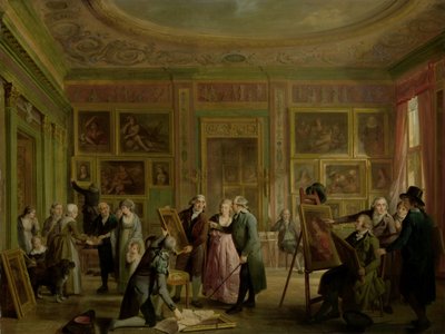 Die Kunstgalerie von Josephus Augustinus Brentano von Adriaan de Lelie