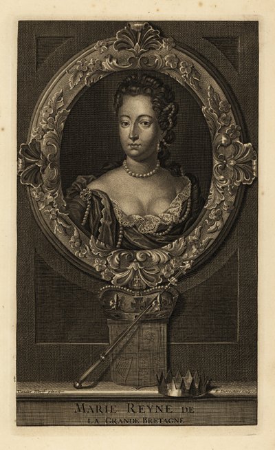 Königin Maria II. von Großbritannien von Adriaan van der (after) Werff