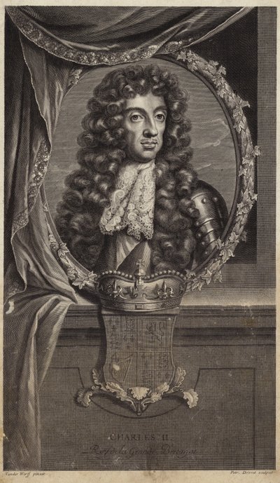 Porträt von König Karl II. von Adriaan van der Werff