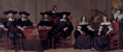 Gouverneure und Gouvernanten des Oudemannen- und Vrouwengasthuis von Adriaen Backer