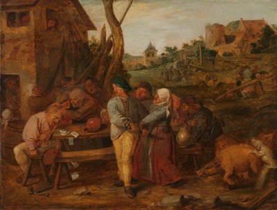 Bauernschlägerei von Adriaen Brouwer